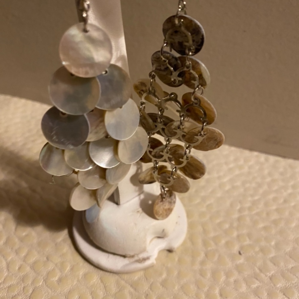 COSTUME EARINGS HOOKS SHELL